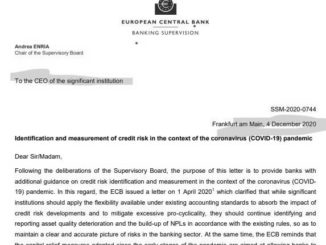 SSM warns banks on credit risk